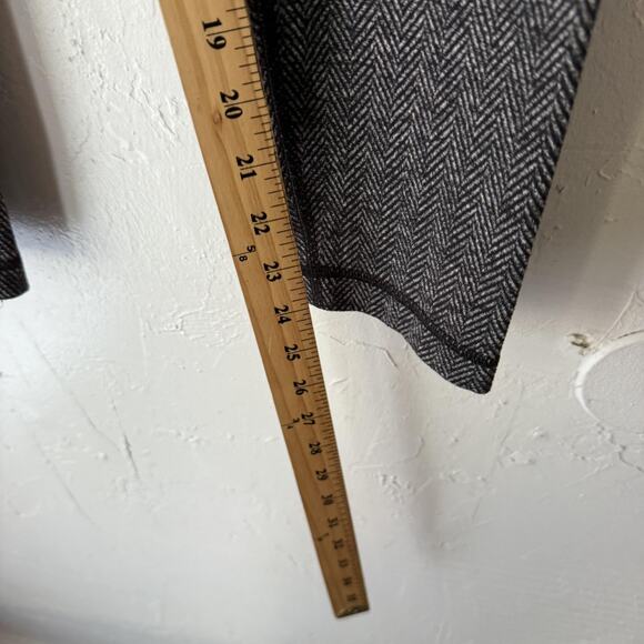 Lululemon‎ Pants Womens 6 Gray Black Herringbone Wunder Under High Rise Leggings - Picture 6 of 10